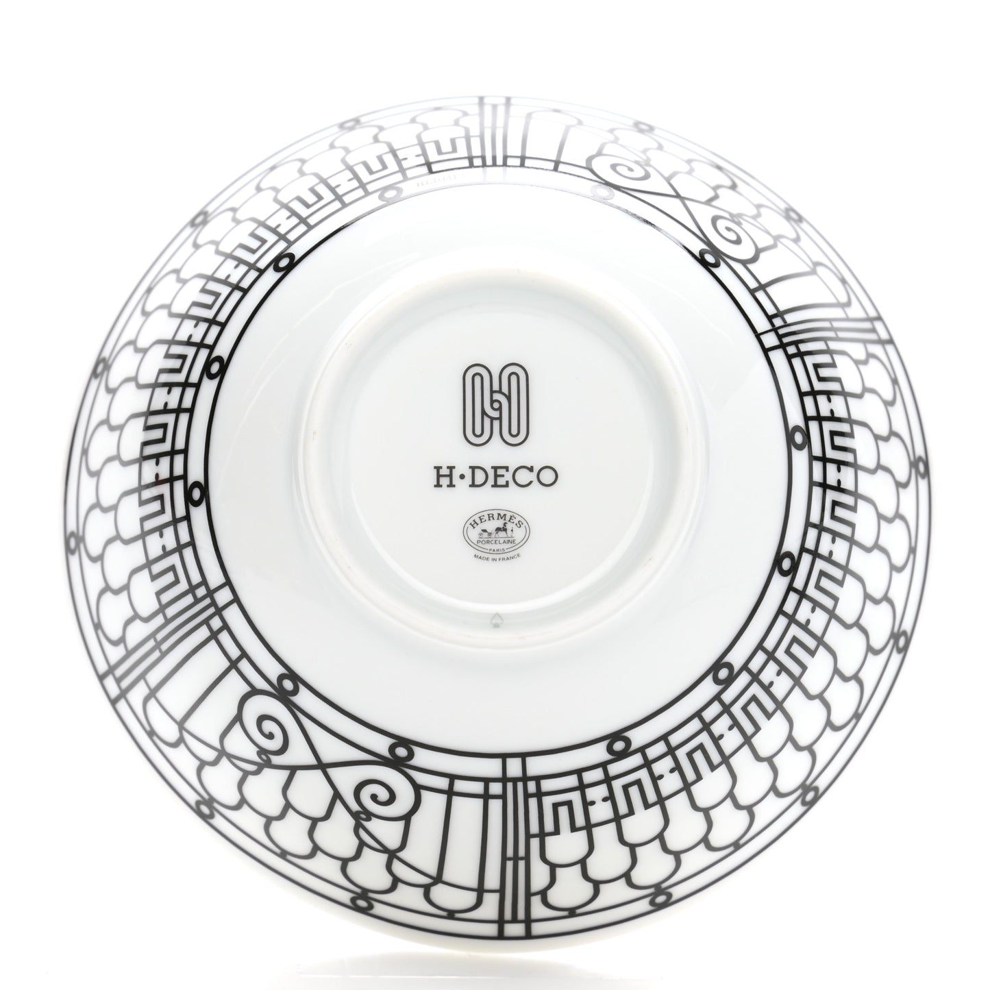 Porcelain H Deco Bowl Set of 2