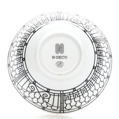 Hermes Porcelain H Deco Bowl Set of 2 4 of 8