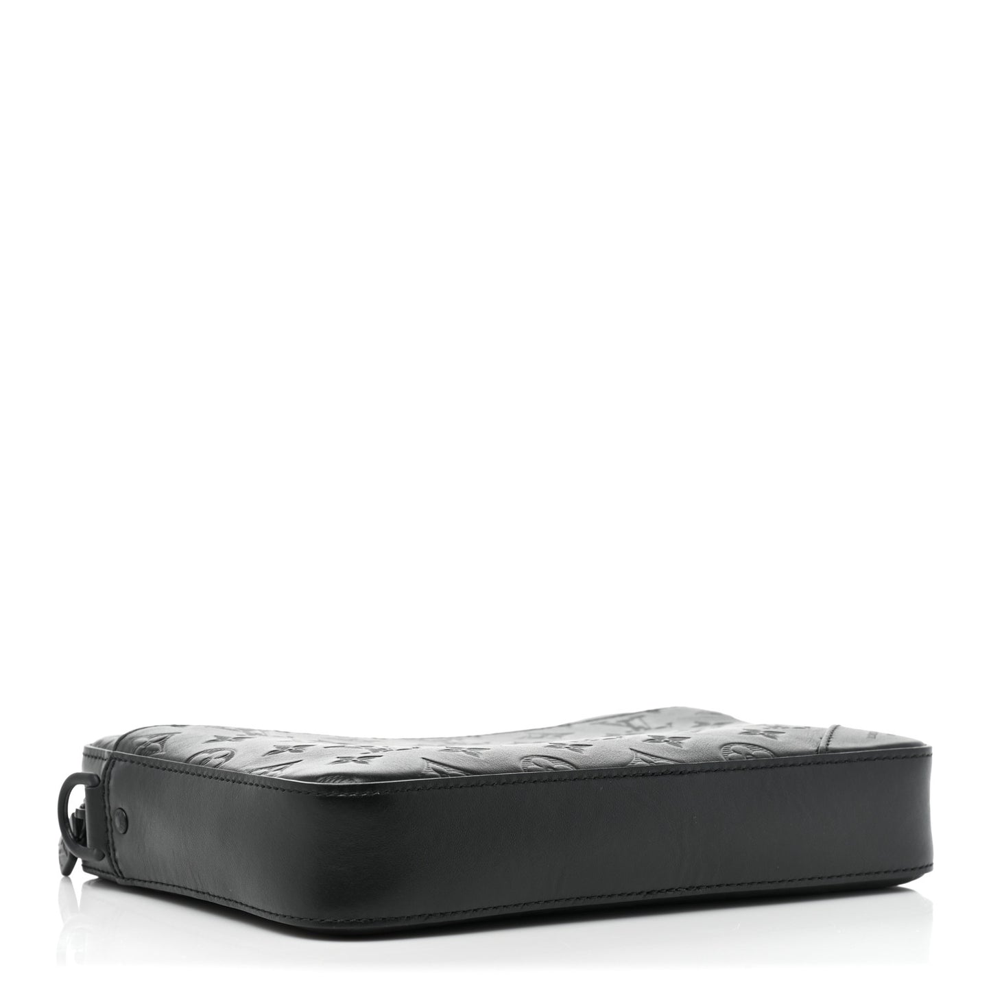 Calfskin Monogram Shadow Duo Messenger Black