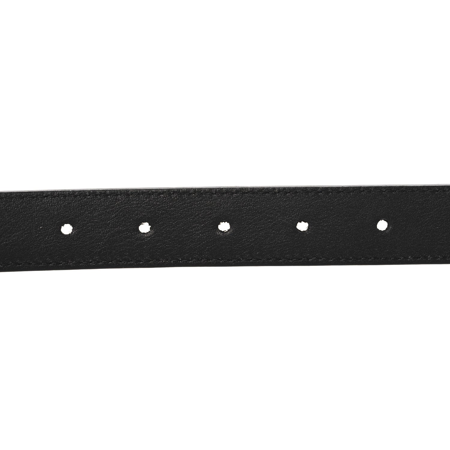 Saint Laurent Smooth Calfskin 20mm Cintura Belt 75 30 Belt  Black 4 of 6
