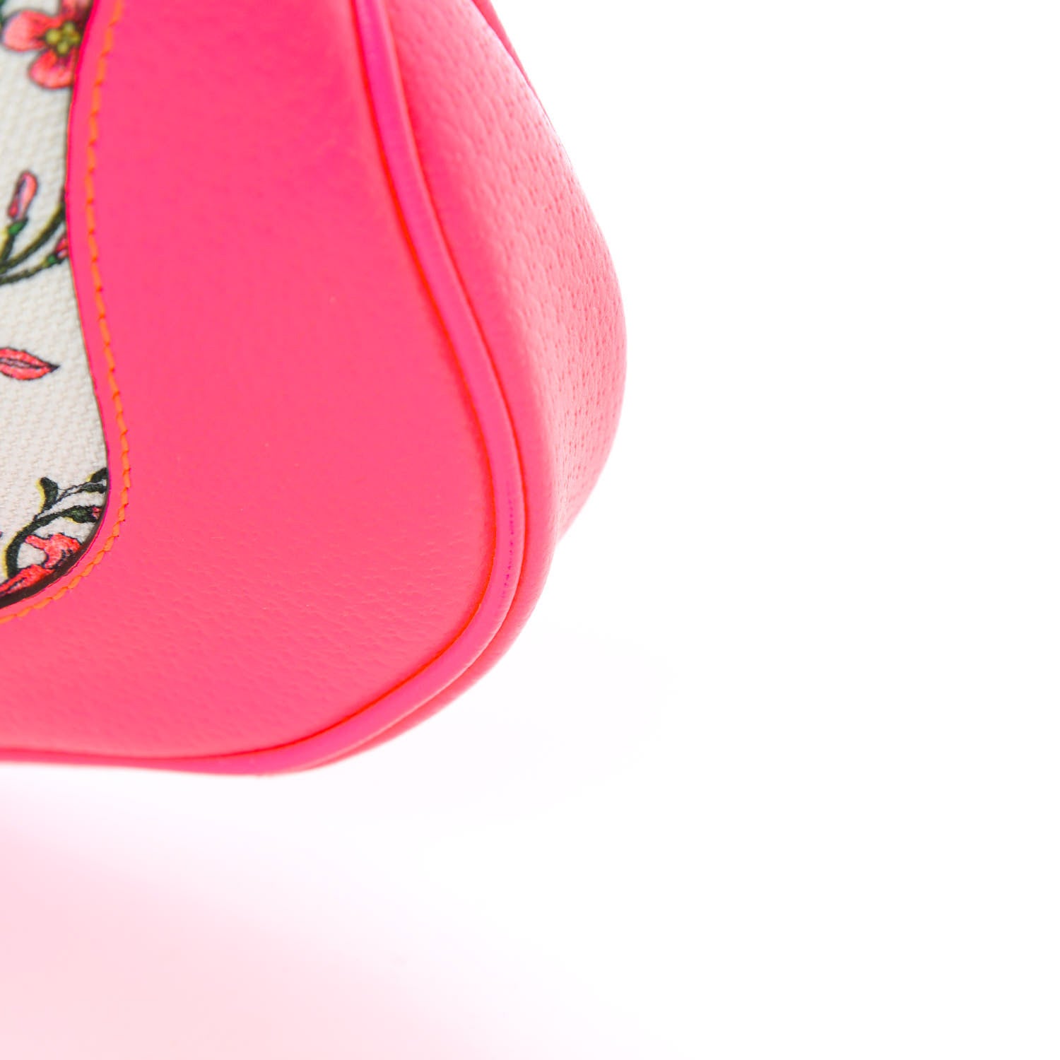 Gucci Canvas Flora Medium Jackie Hobo Fuchsia 12 of 12