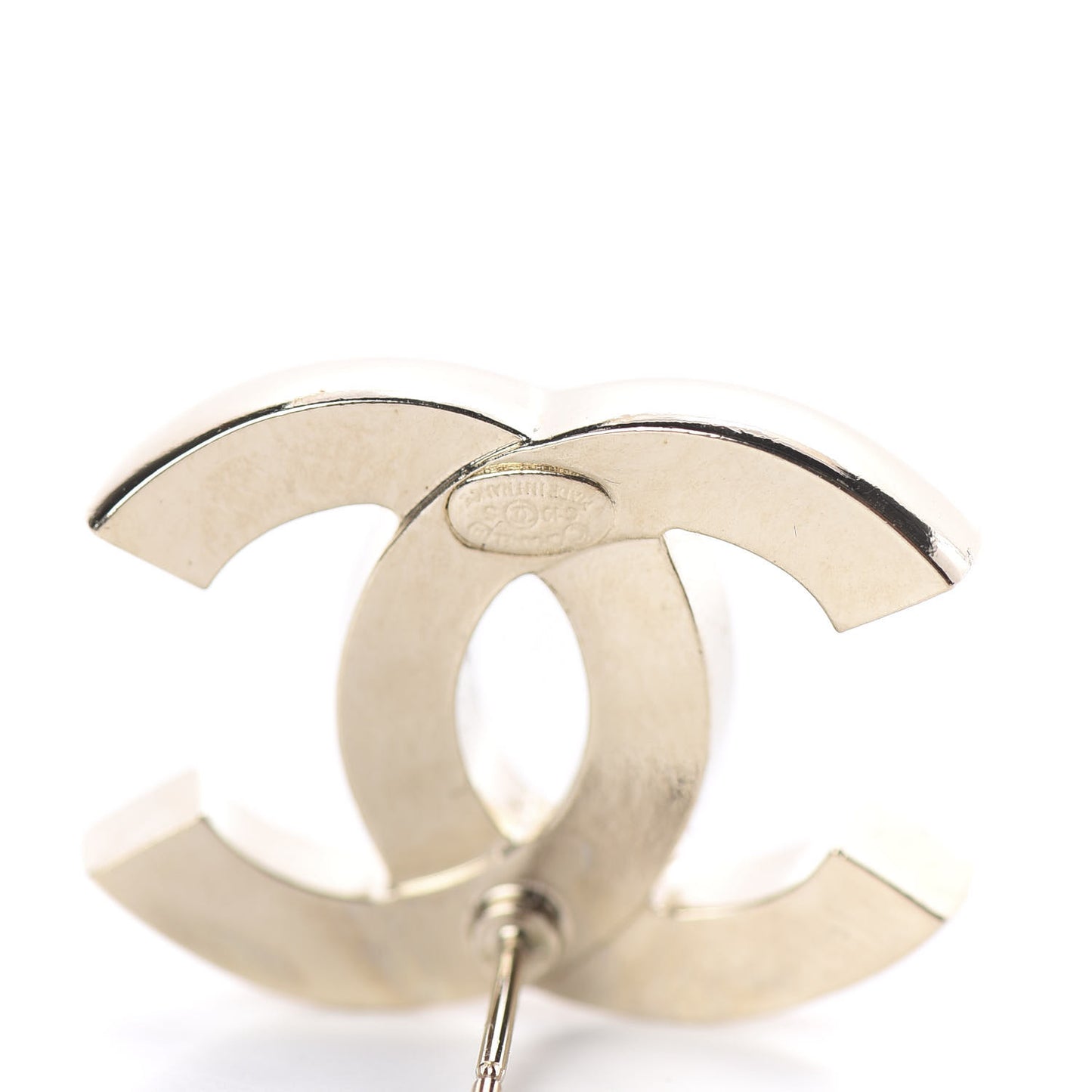 Crystal CC Rockin Summer Stud Earrings Gold