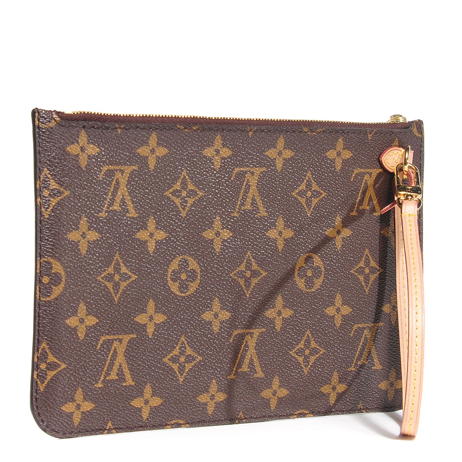 Louis Vuitton Monogram Neverfull MM GM Pochette Fuchsia 3 of 7