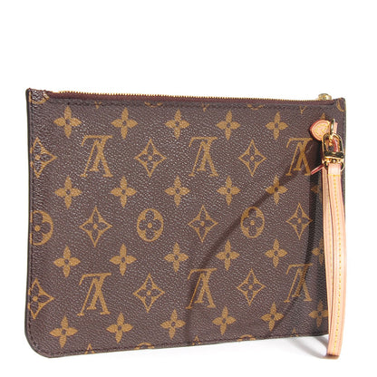 Louis Vuitton Monogram Neverfull MM GM Pochette Fuchsia 3 of 7