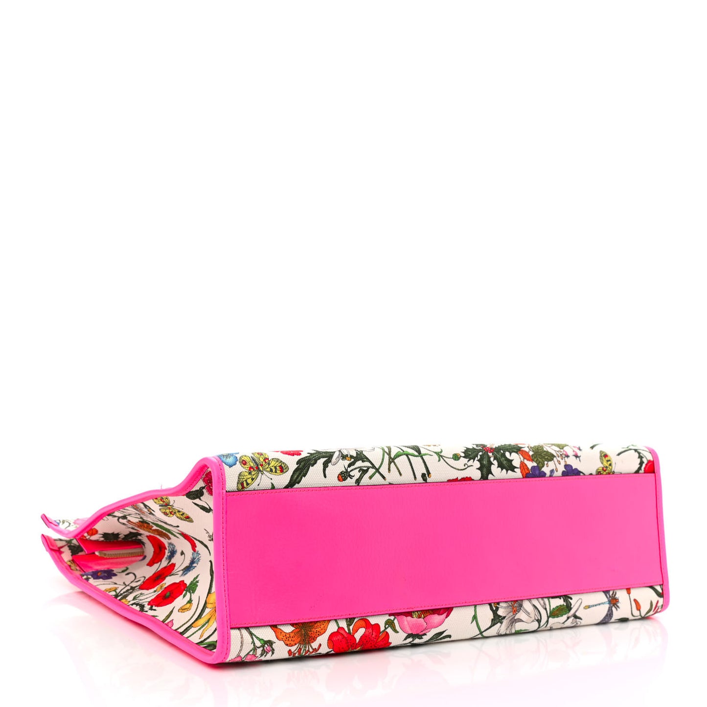 Canvas Large Flora Tote Pink Multicolor Fuchsia