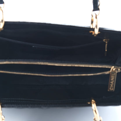 Chanel Caviar Quilted Grand Shopping Tote GST Black 5 of 9
