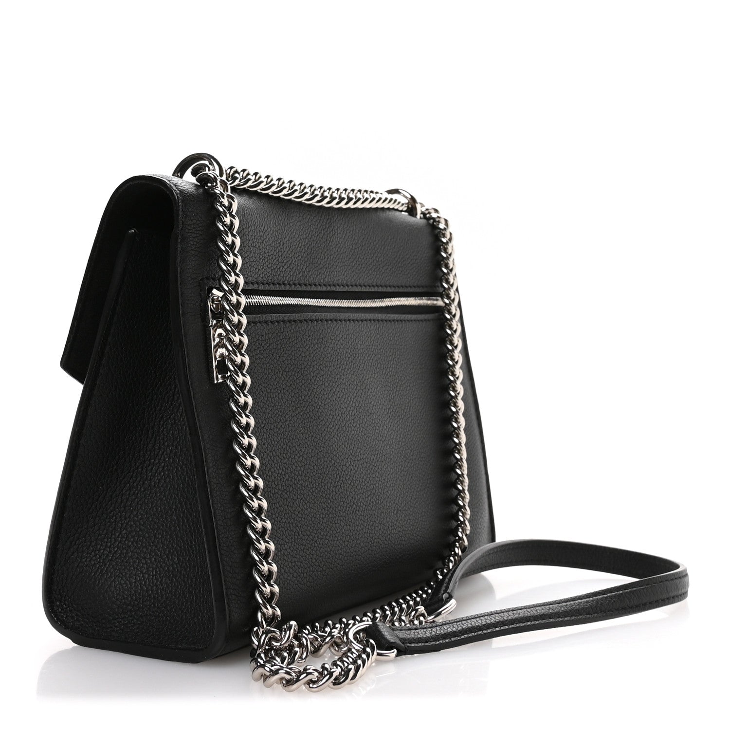 Louis Vuitton Soft Calfskin My Lockme Chain Bag BB Black 3 of 10