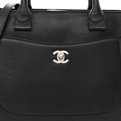 Chanel Grained Calfskin Small Neo Executive Shopper Tote Black 8 of 16