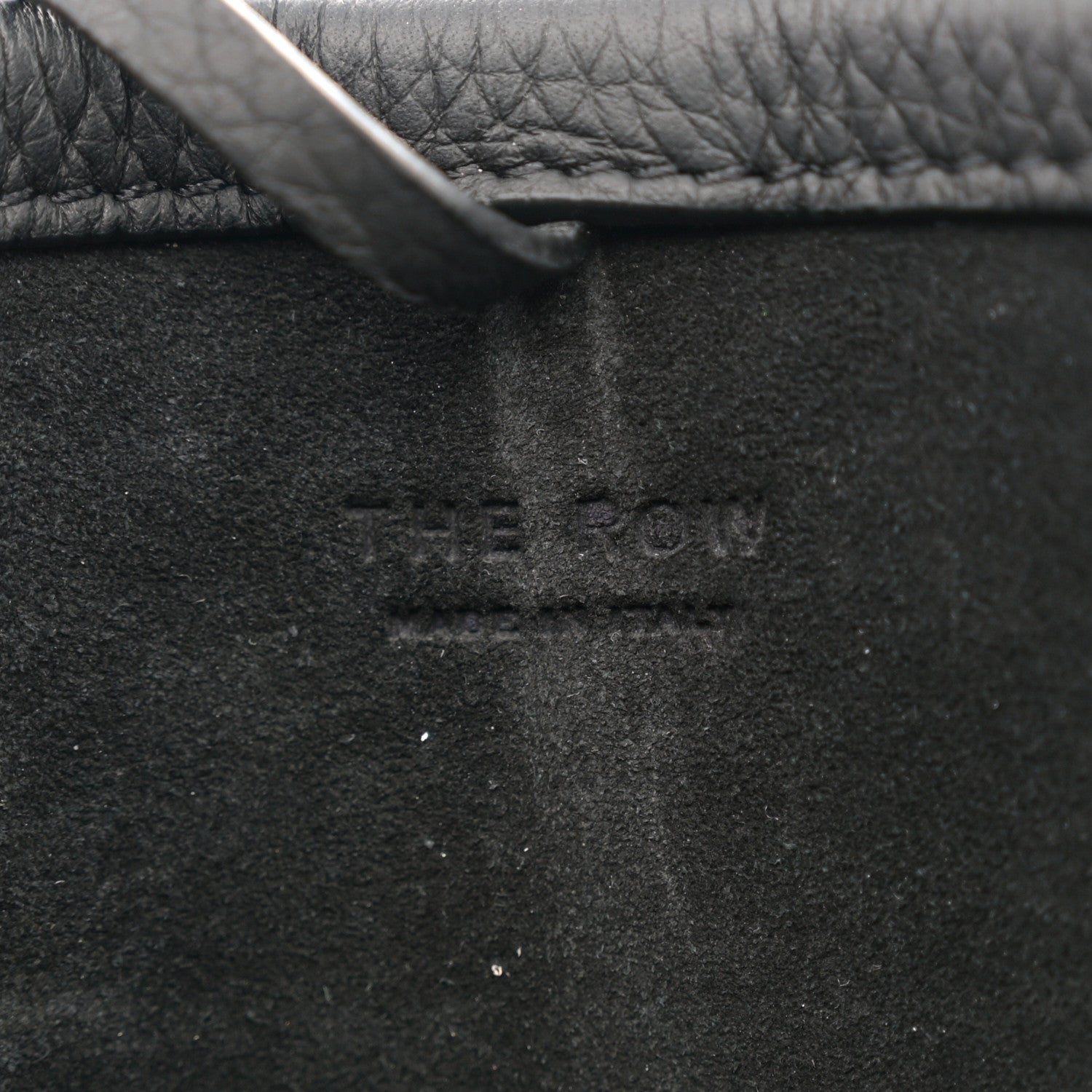 The Row Grained Calfskin Small N/S Park Tote Black 6 of 10