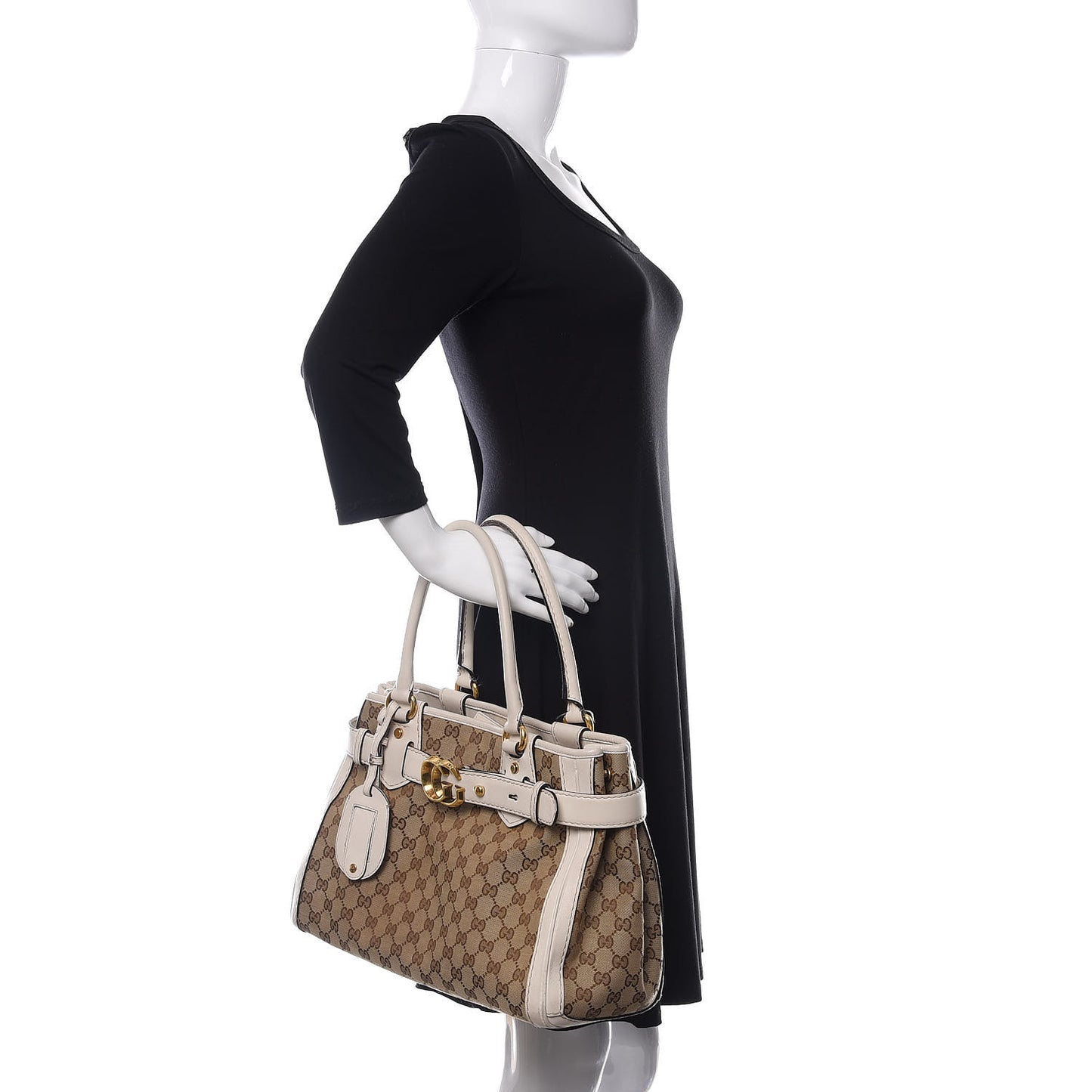 Monogram Medium GG Running Tote Off White
