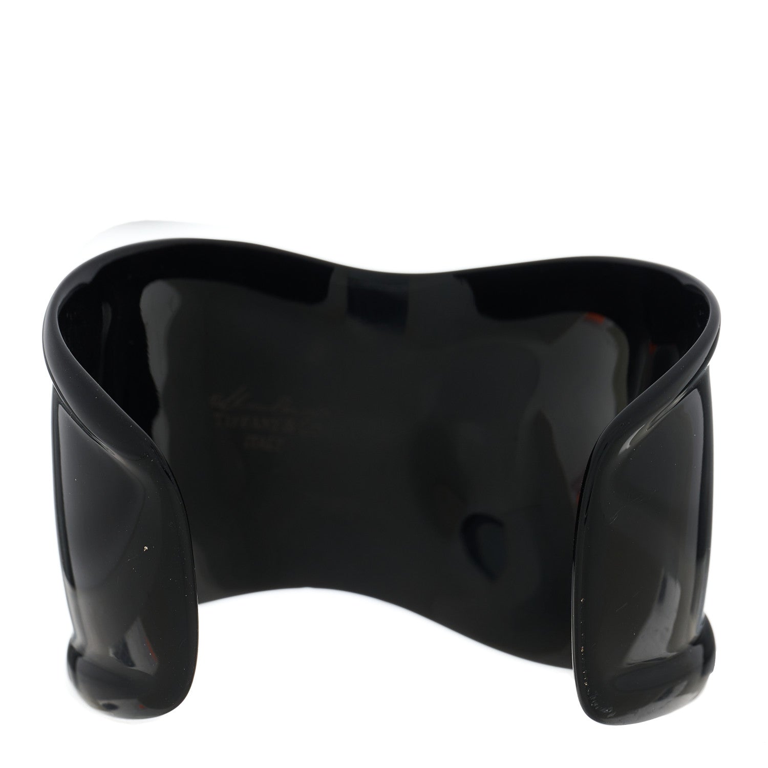 Tiffany Copper Medium Elsa Peretti Right Wrist Bone Cuff Bracelet Black 3 of 4