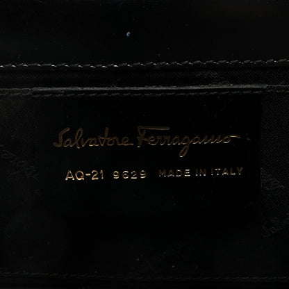 Salvatore Ferragamo Brushed Calfskin Gancini Chain Crossbody Black 6 of 8