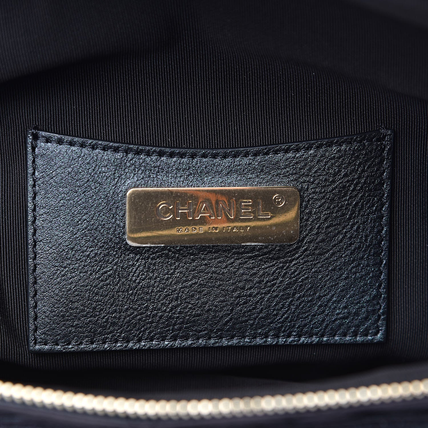 Chanel Iridescent Calfskin Quilted All About Waist Belt Bag Black 6 of 9