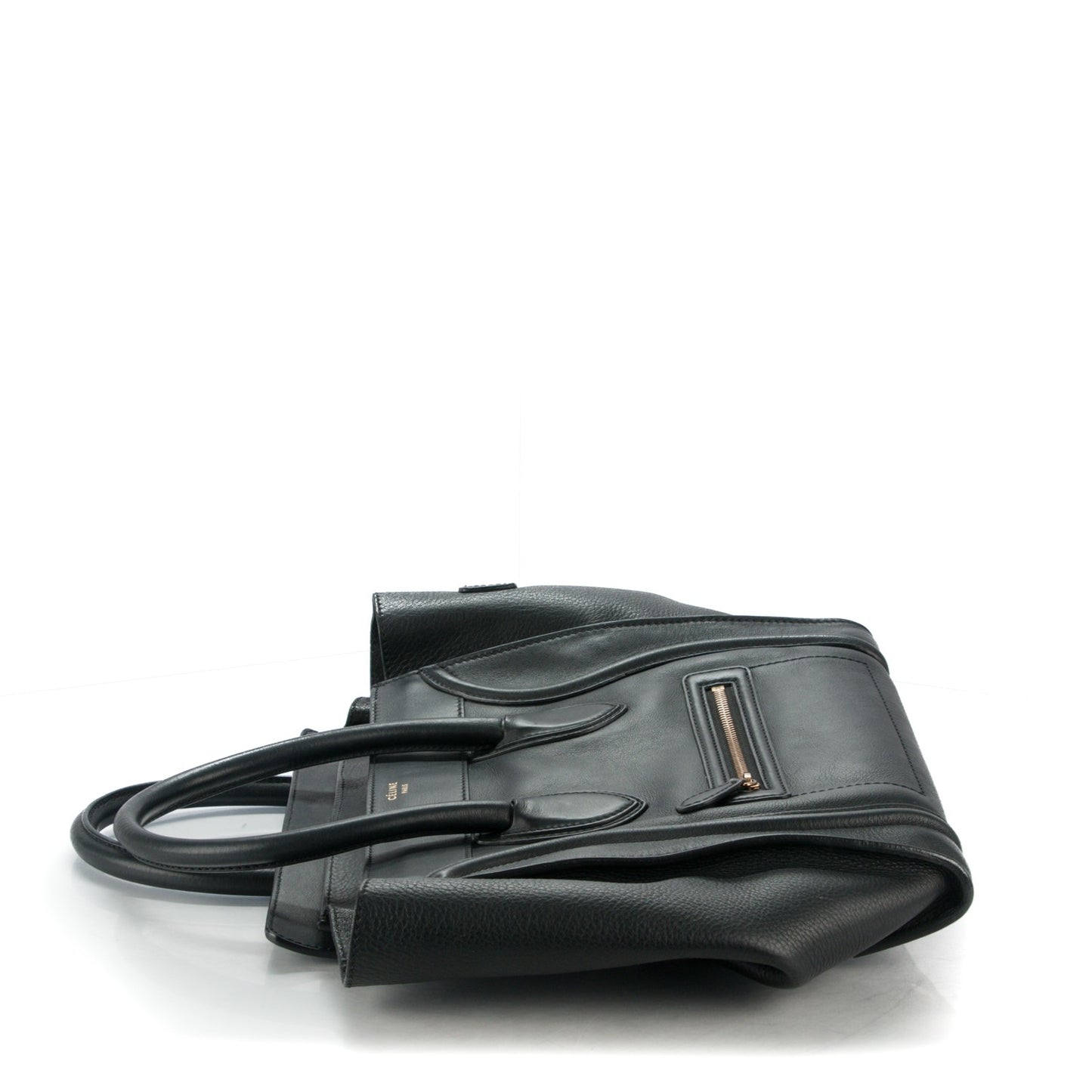 Smooth Calfskin Mini Luggage Black