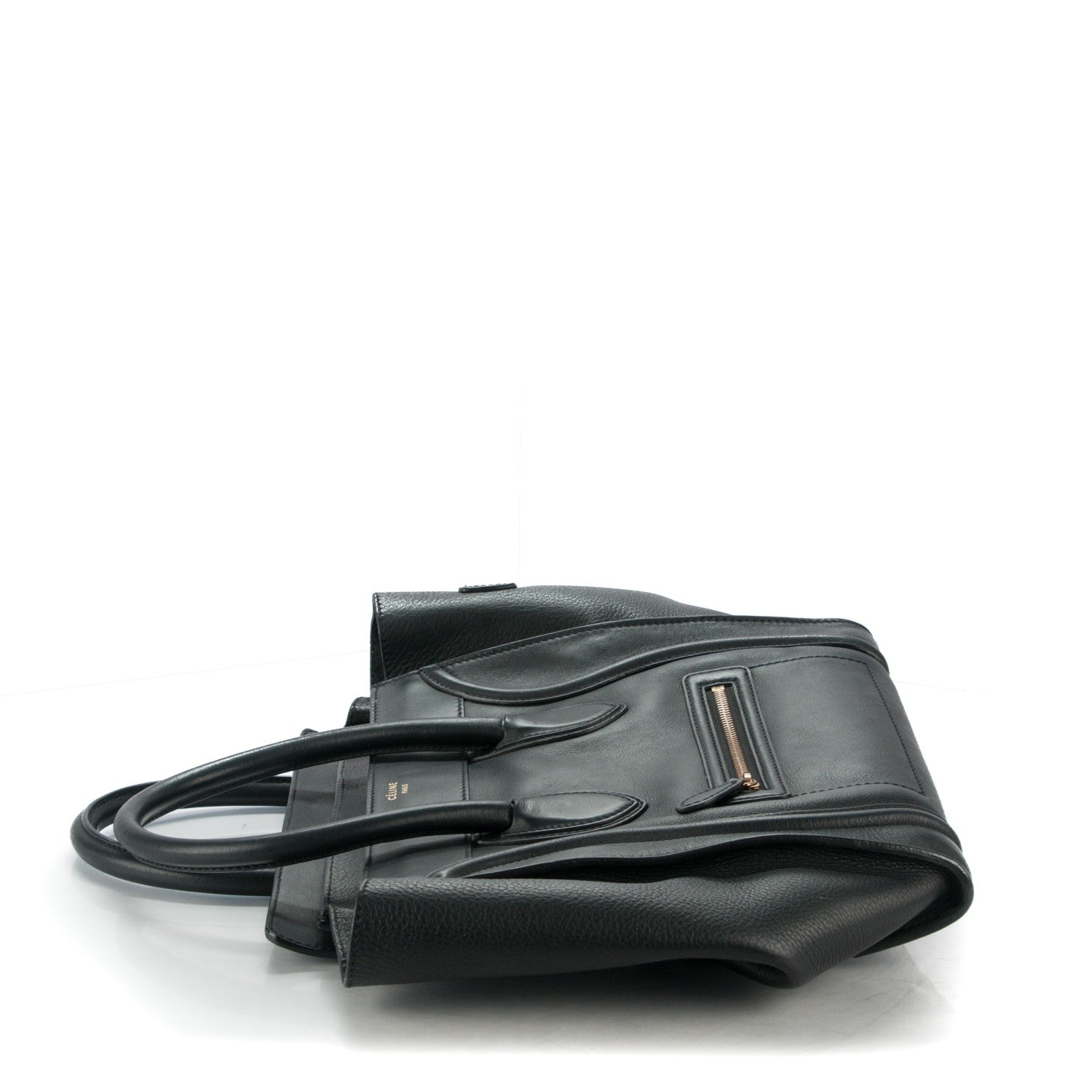 Celine Smooth Calfskin Mini Luggage Black 9 of 9