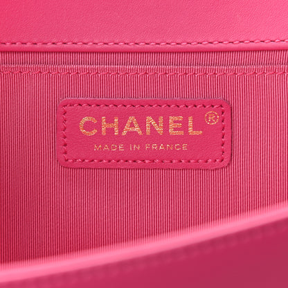 Chanel Lambskin Quilted Medium Boy Flap Pink 7 of 8
