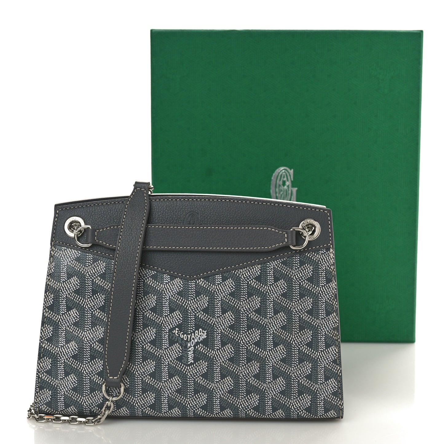 Goyardine Mini Rouette Structure Grey