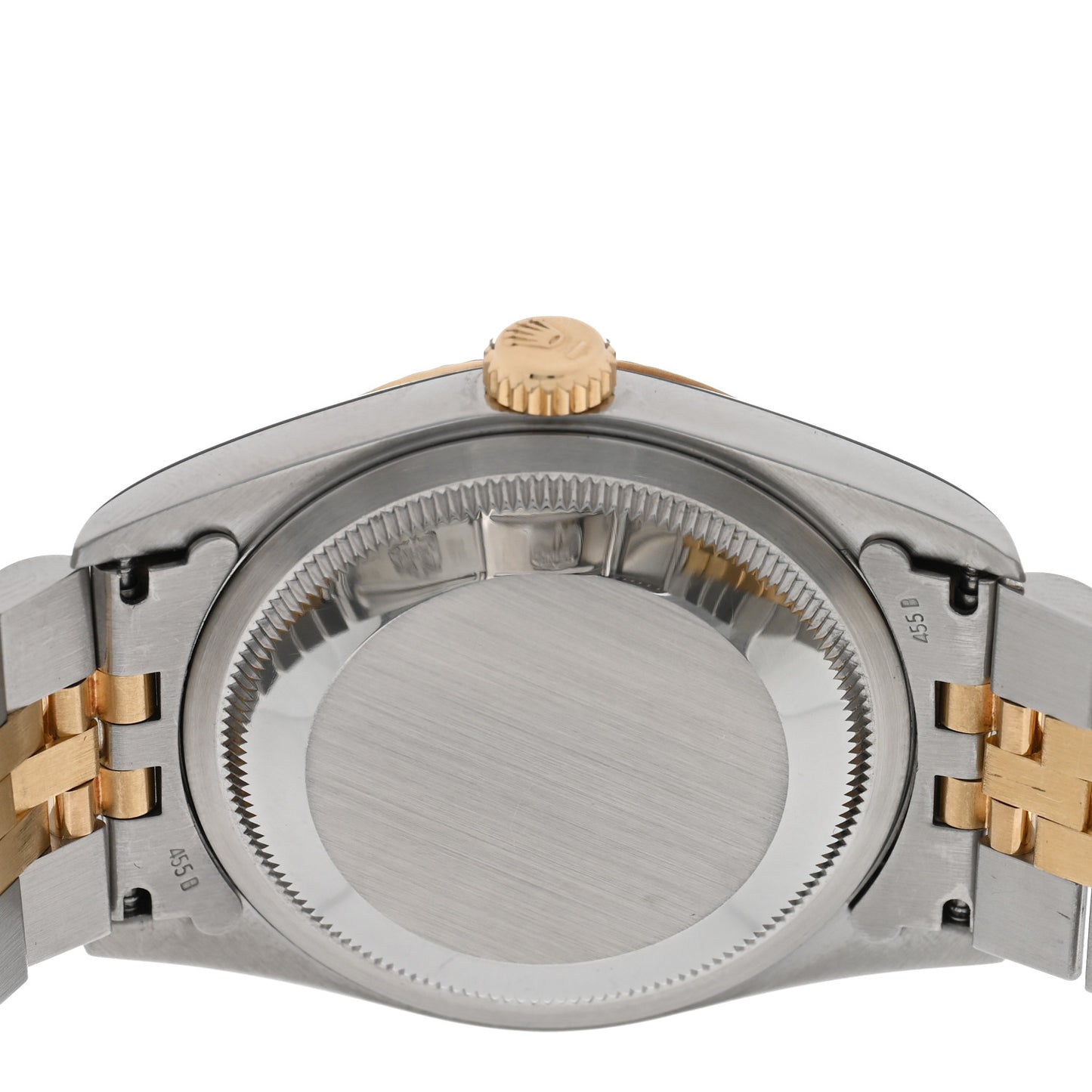 Stainless Steel 18K Yellow Gold Diamond 36mm Oyster Perpetual Datejust Watch Champagne 16233