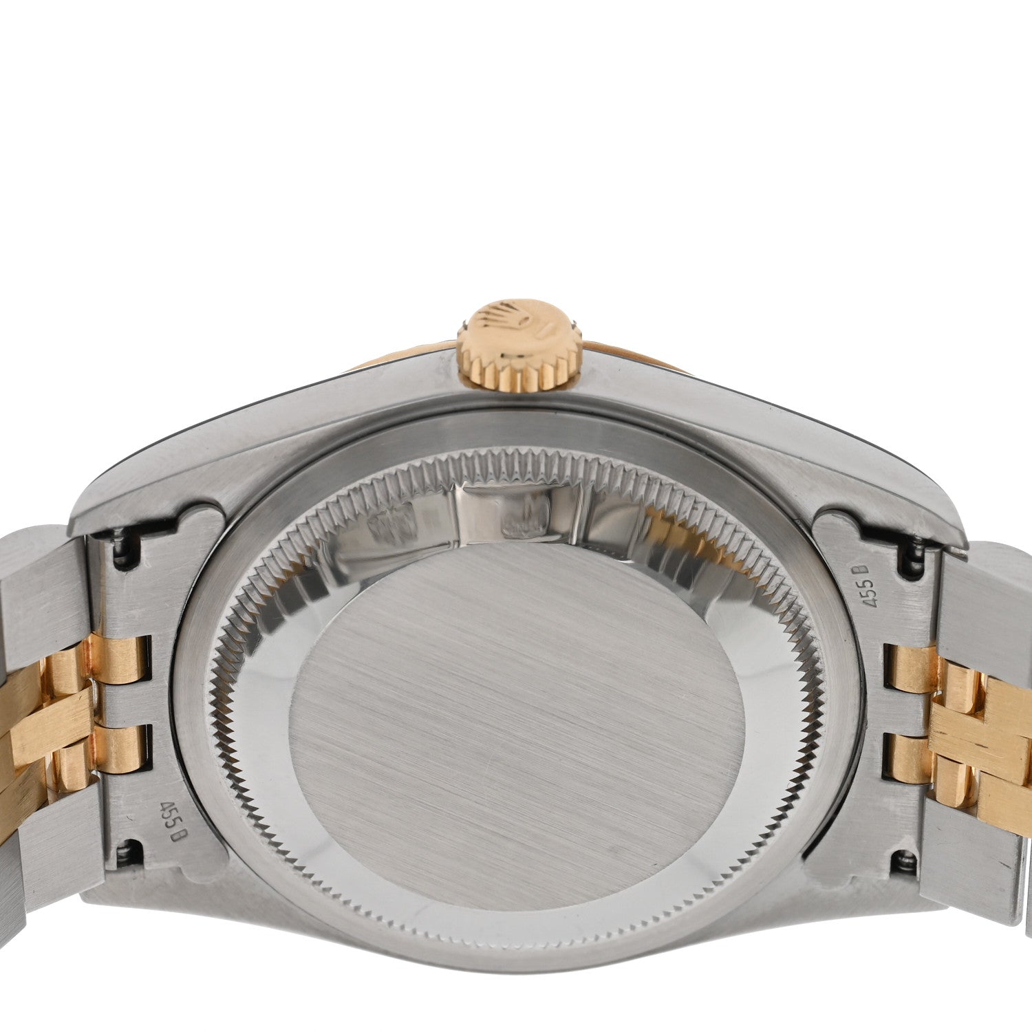 Rolex Stainless Steel 18K Yellow Gold Diamond 36mm Oyster Perpetual Datejust Watch Champagne 16233 4 of 4