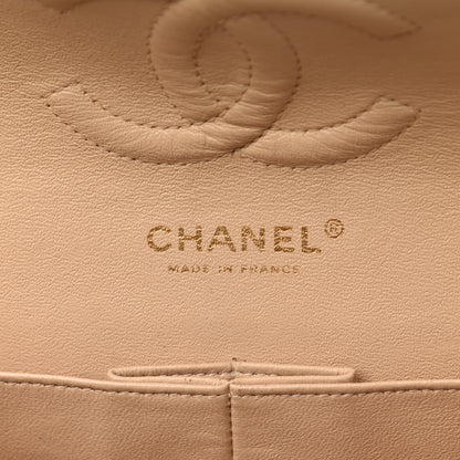 Chanel Caviar Quilted Medium Double Flap Beige 7 of 12