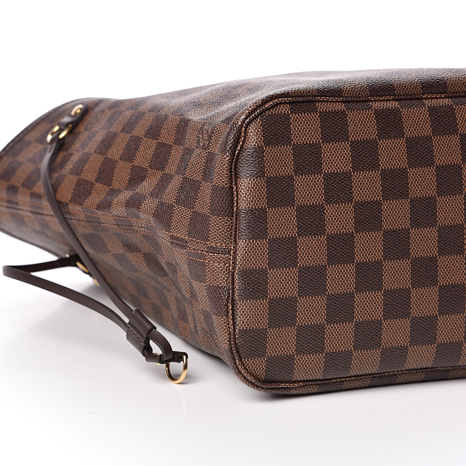 Louis Vuitton Damier Ebene Neo Neverfull MM Rose Ballerine 10 of 13