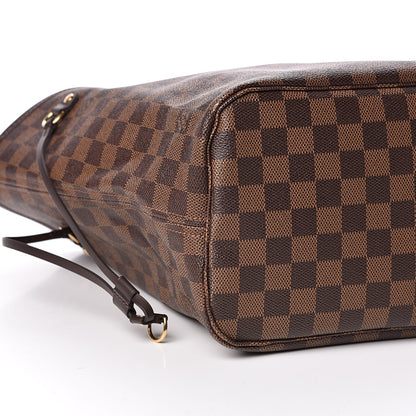 Louis Vuitton Damier Ebene Neo Neverfull MM Rose Ballerine 10 of 13