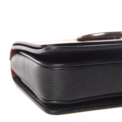Burberry Calfskin Small D-Ring Bag Tan Black 9 of 10
