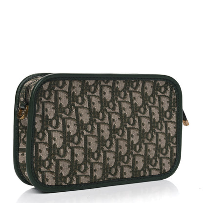 Christian Dior Oblique Diorquake Clutch Green 2 of 5
