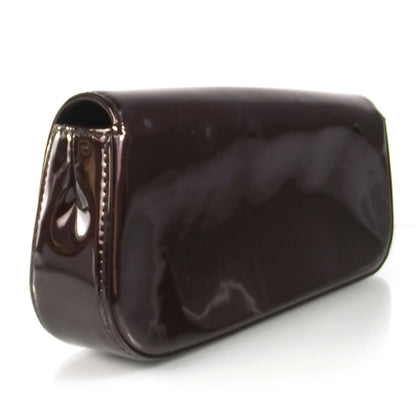 Louis Vuitton Patent Sobe Clutch Amarante 3 of 7
