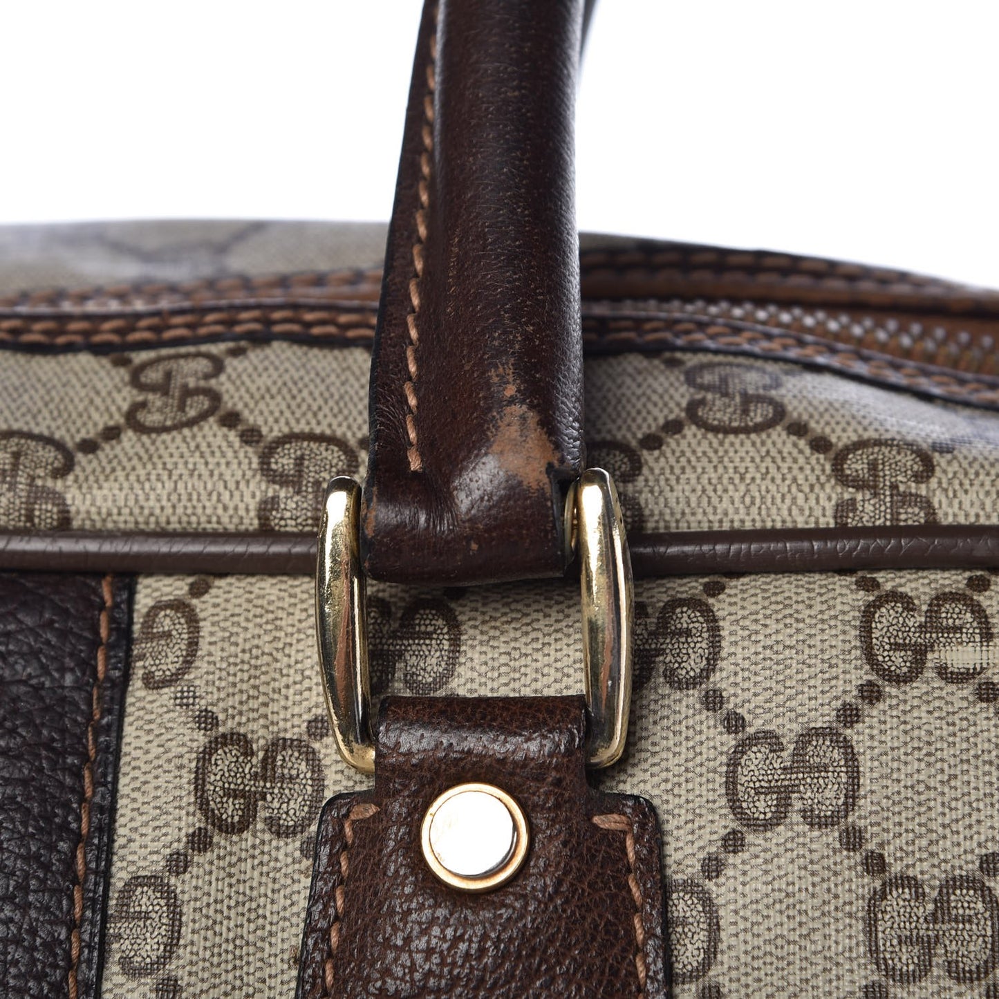 Monogram Joy Suitcase Luggage Brown