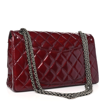 Chanel Patent Quilted 2.55 Reissue 226 Flap Burgundy 3 of 11