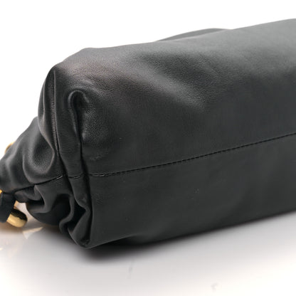 Bottega Veneta Calfskin The Pouch Chain Black 8 of 9