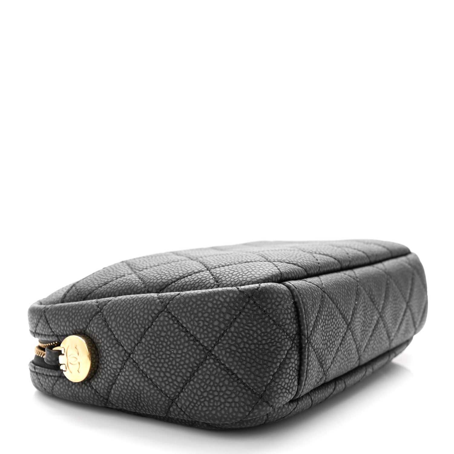 Chanel Iridescent Caviar Quilted Small Coco Tassel Camera Case Black 4 of 11