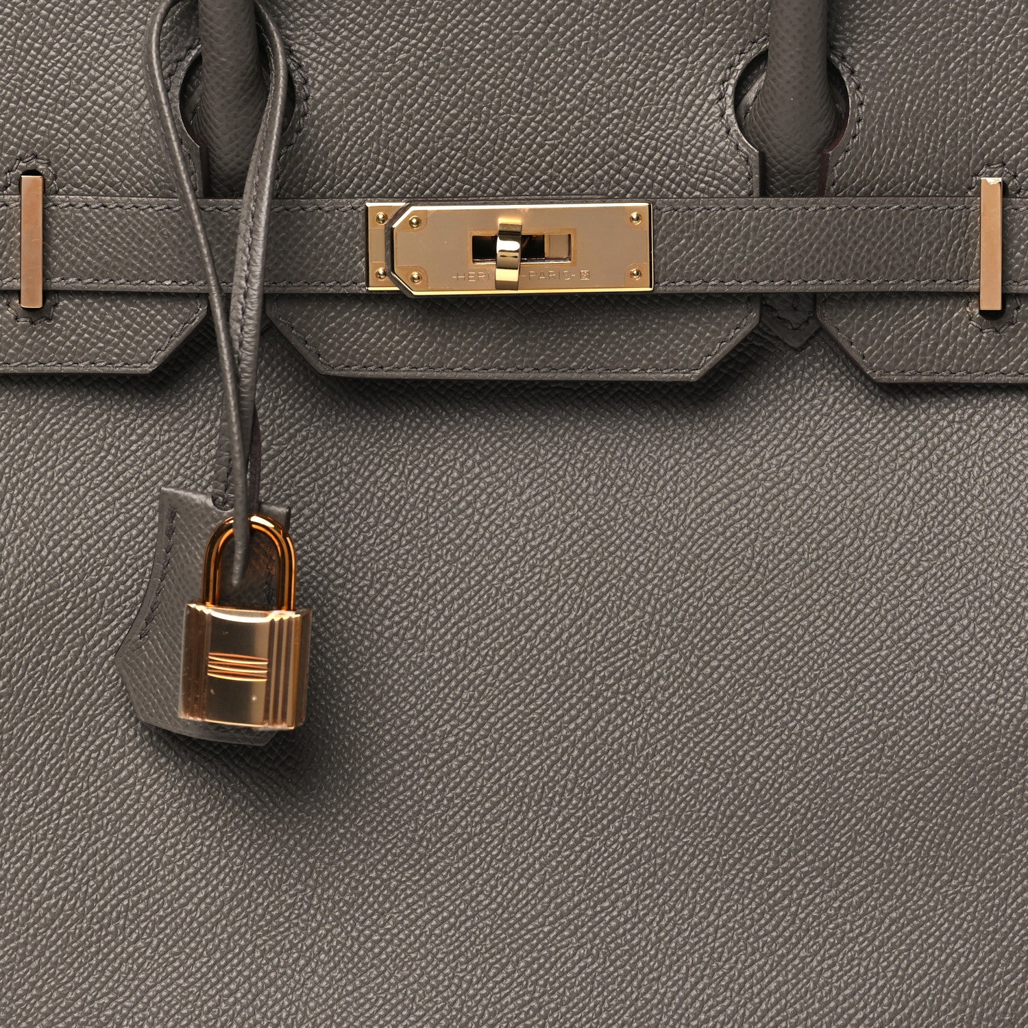 Hermes Epsom BIRKIN 30 Etain 7 of 9
