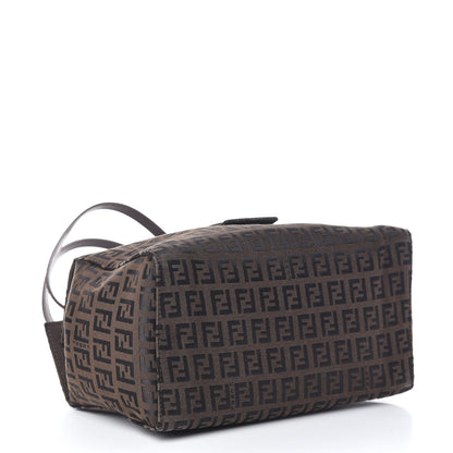 Fendi Zucchino Small Shoulder Bag Tobacco 4 of 11