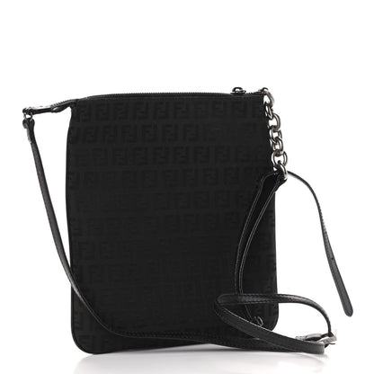 Fendi Zucchino Vitello Small Crossbody Black 3 of 10