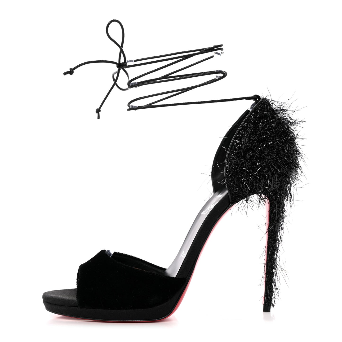 Yeti Lurex Tinsel Tina Frou 120 Pumps 39.5 Black