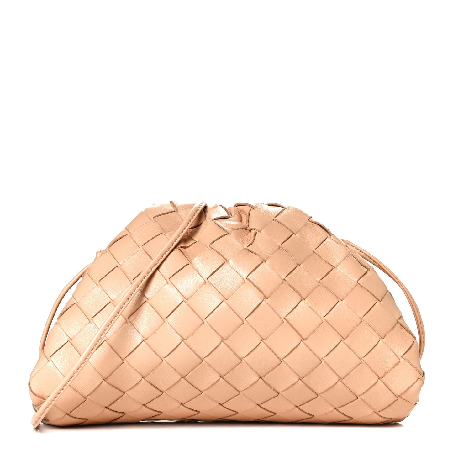 Nappa Intrecciato The Mini Pouch Almond