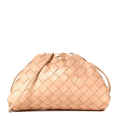Bottega Veneta Nappa Intrecciato The Mini Pouch Almond 1 of 11