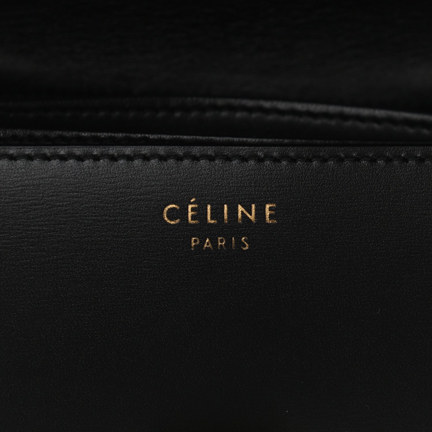 Celine Box Calfskin Small Classic Box Flap Bag Black 9 of 9