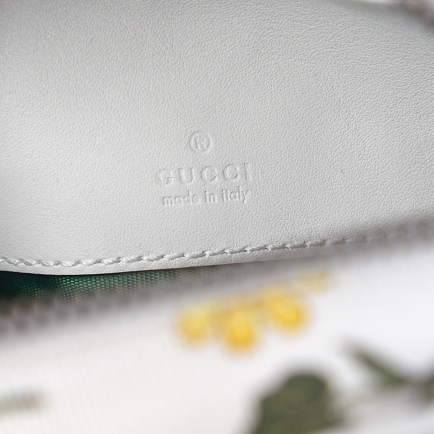 Gucci Canvas Flora Floral Trapuntata Mini Zumi Dome Shoulder Bag White 6 of 10