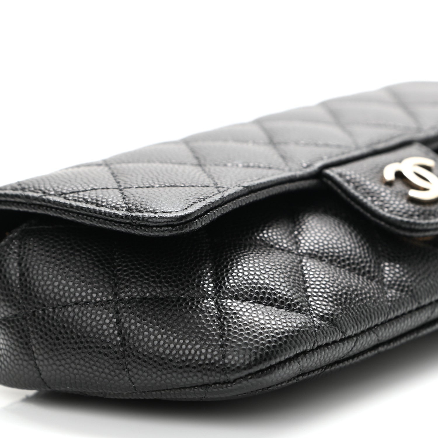 Chanel Caviar Quilted Glasses Case With Chain Black 10 of 12