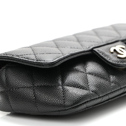 Chanel Caviar Quilted Glasses Case With Chain Black 10 of 12