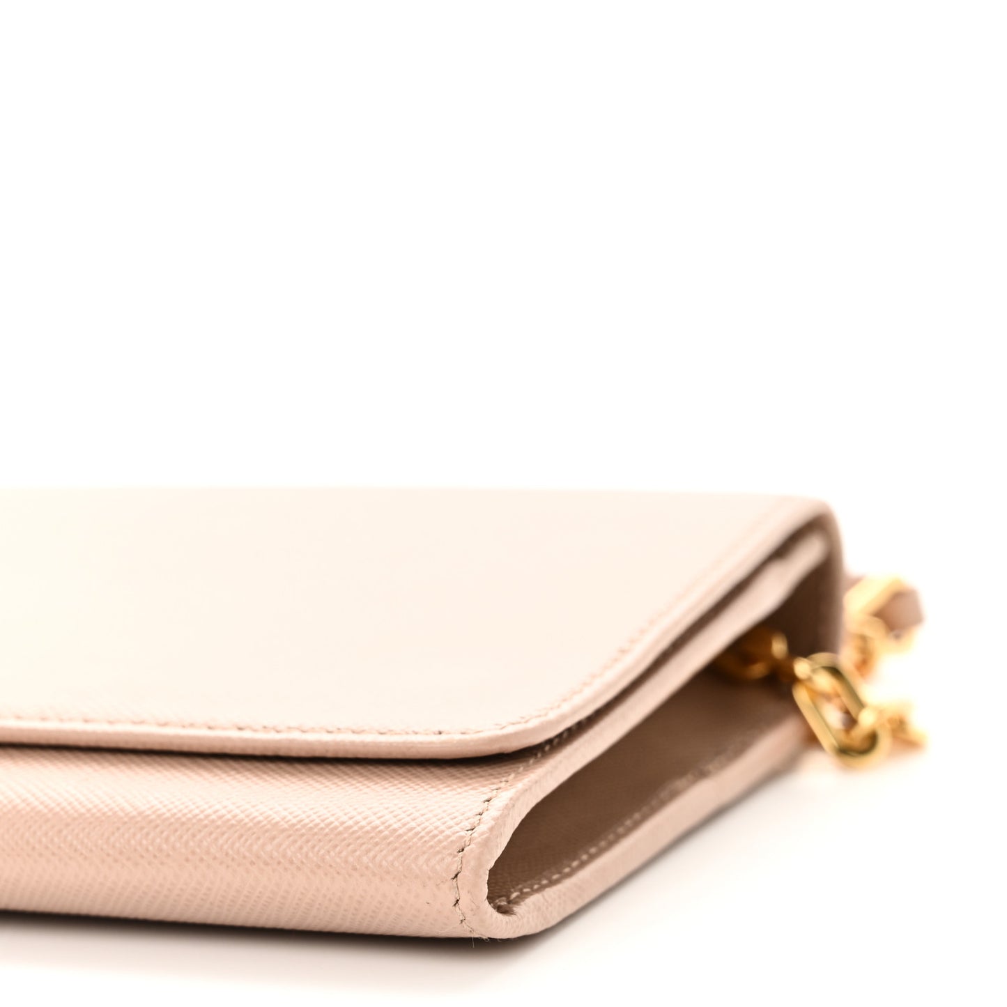 Saffiano Metal Large Chain Wallet Cammeo