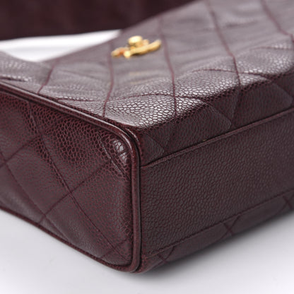 Chanel Caviar Quilted Camera Case Burgundy 6 of 12