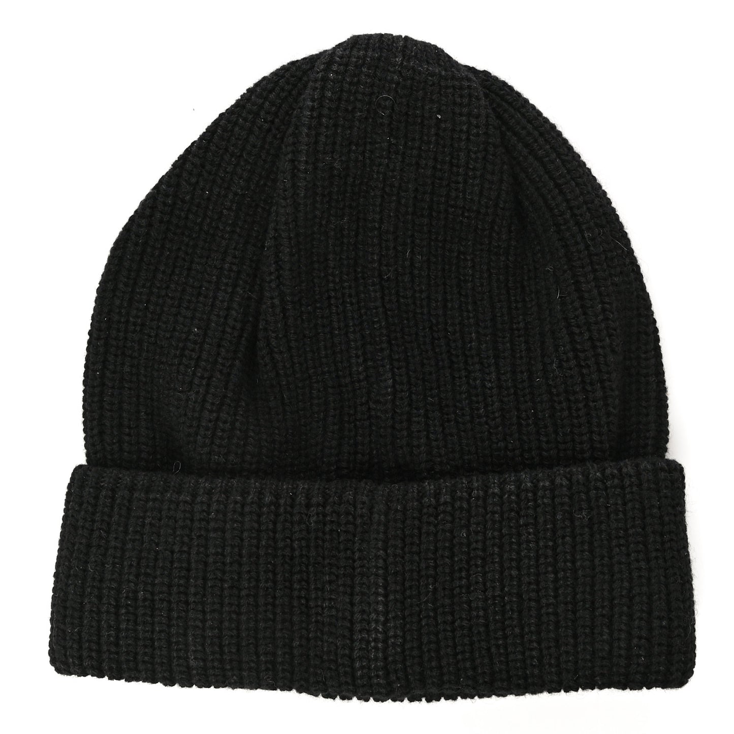 Cashmere Logo Beanie Hat Black White