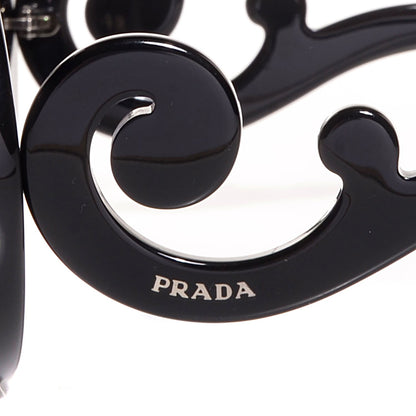 Prada Baroque Sunglasses SPR 27N Black 2 of 4
