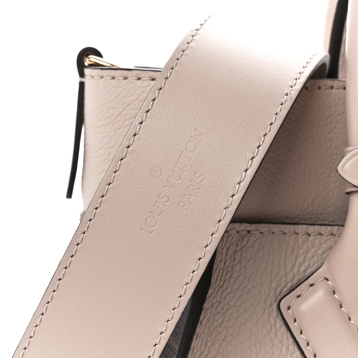 Louis Vuitton Calfskin Monogram On My Side PM Greige 8 of 11