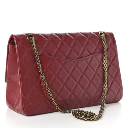 Chanel Aged Calfskin Quilted 2.55 Reissue 227 Flap Red 3 of 11