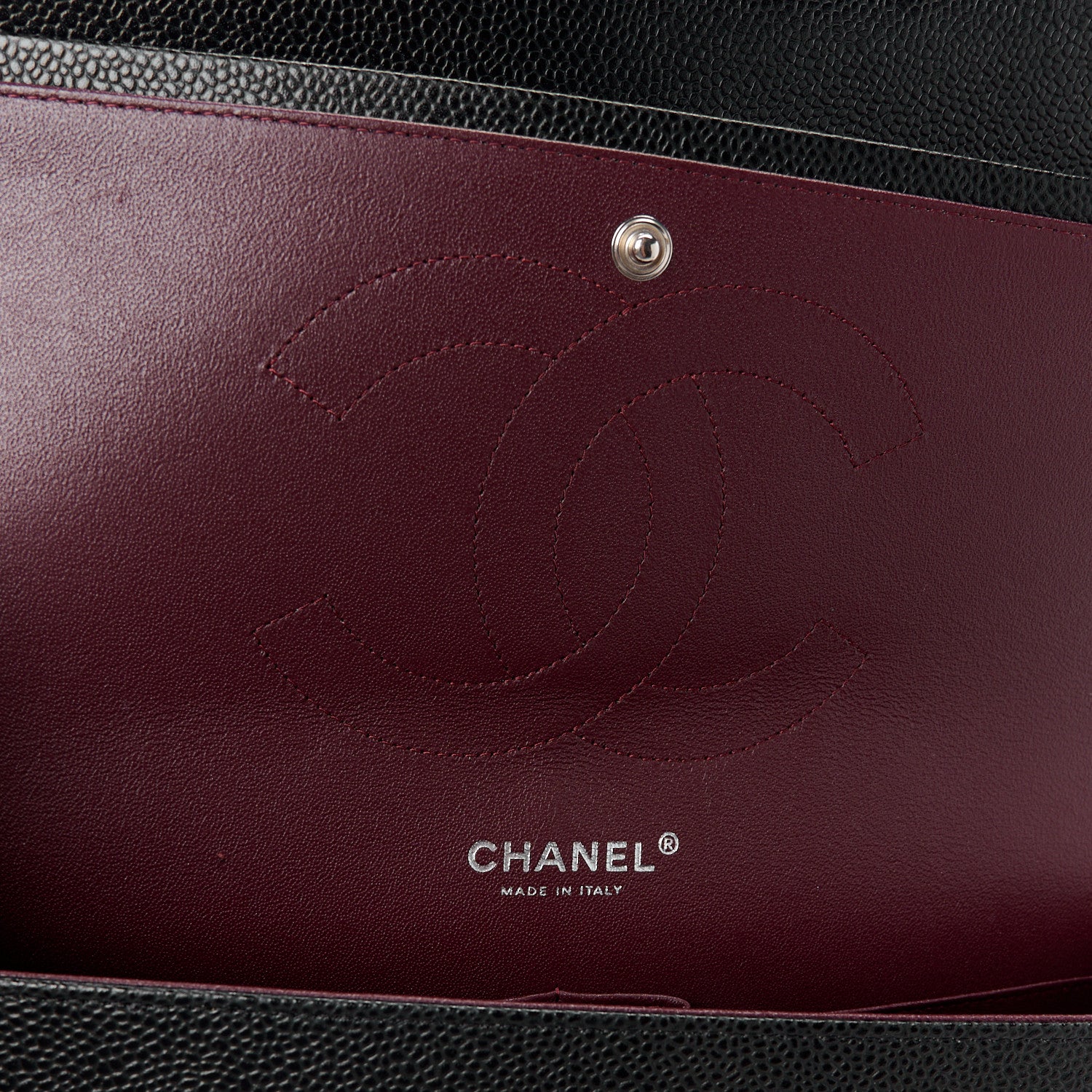 Chanel Caviar Quilted Jumbo Double Flap Black 6 of 11
